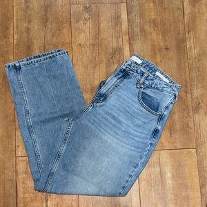 Classic Blue Cropped Jeans for Women